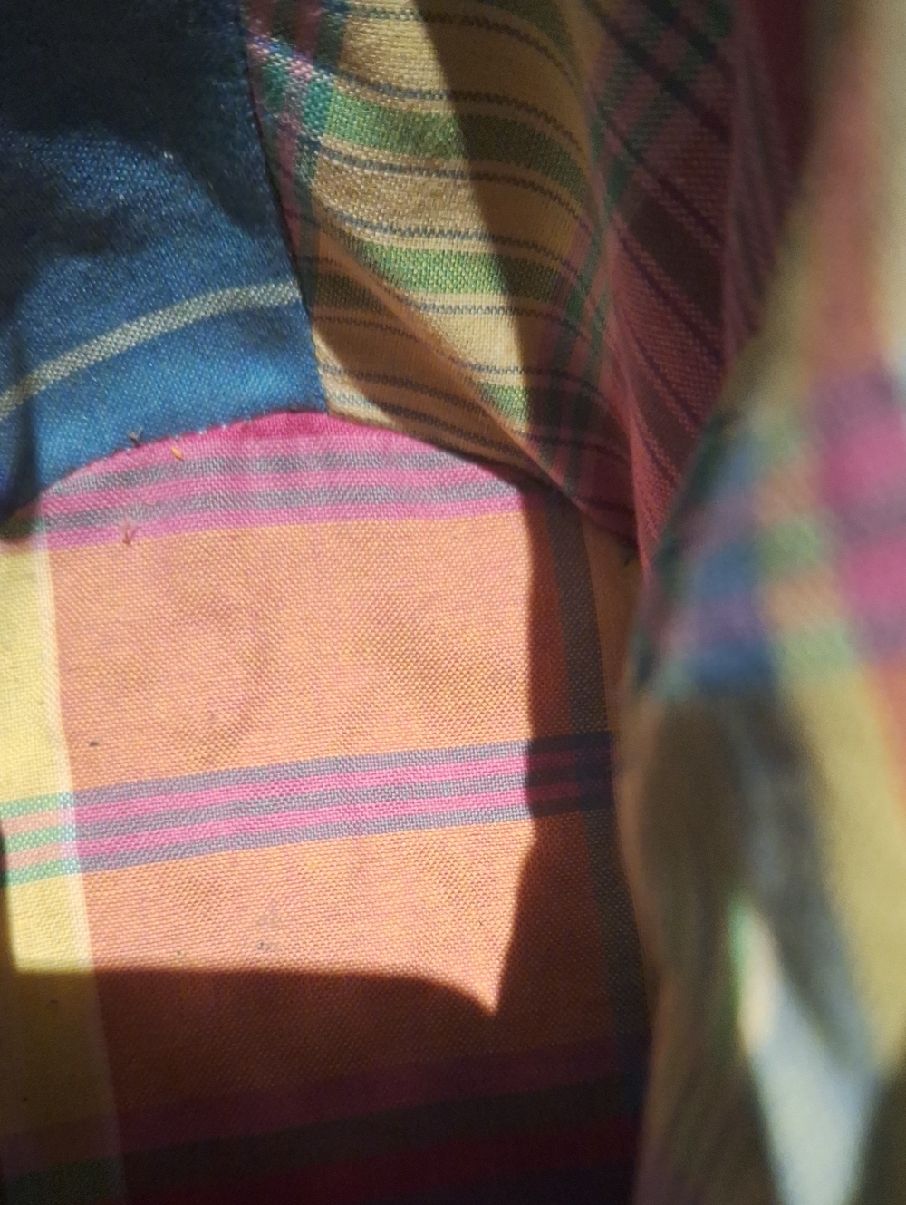 Ralph Lauren Pastel Plaid Straw-Top BeachTote - Picture 10 of 16